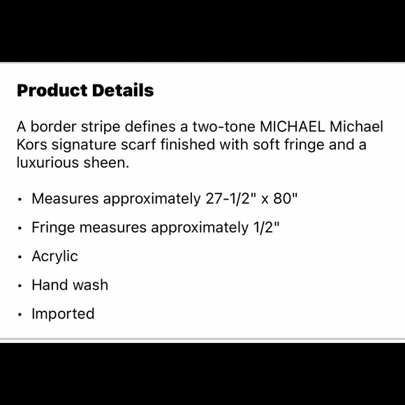 Michael Michael Kors Scarf - Picture 5 of 5